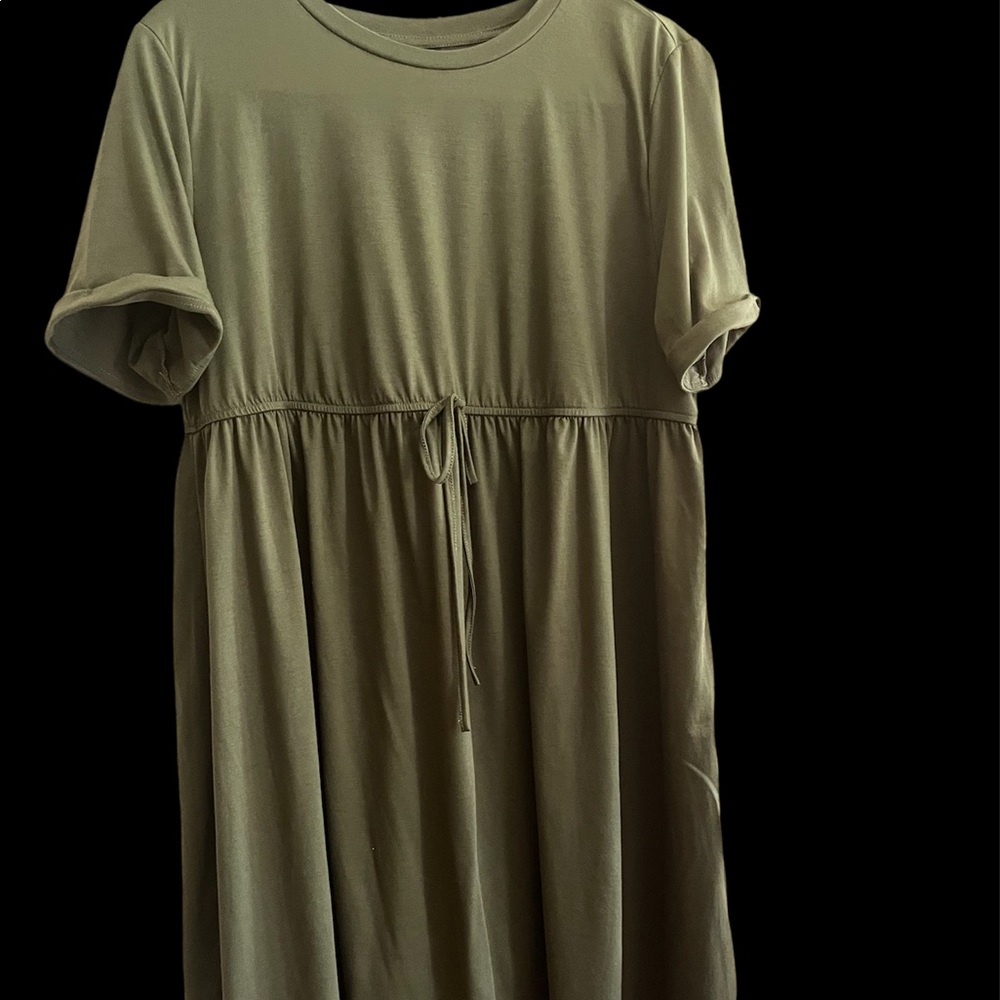 SHEIN Hunter Green T Shirt Dress XXL
